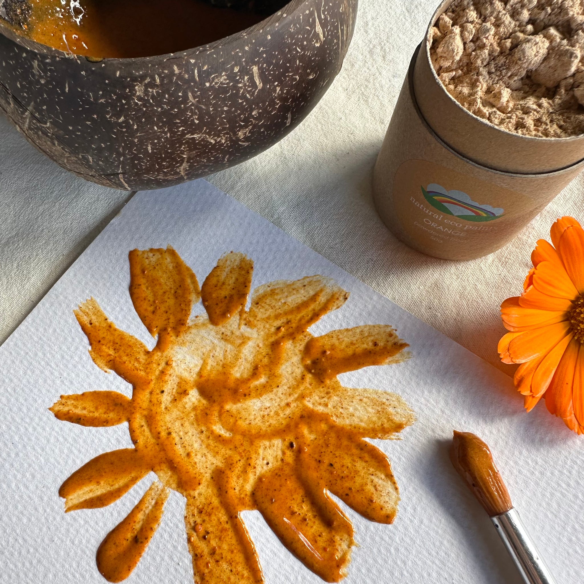 Orange Eco Paint -Bulk 500g